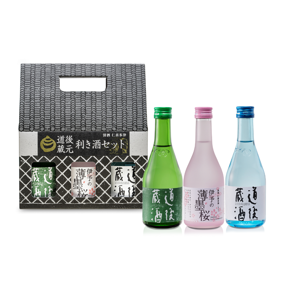 道後蔵元 利き酒セット (3本セット) – 水口酒造公式オンラインショップ 道後蔵元 利き酒セット (3本セット) – 水口酒造公式オンラインショップ