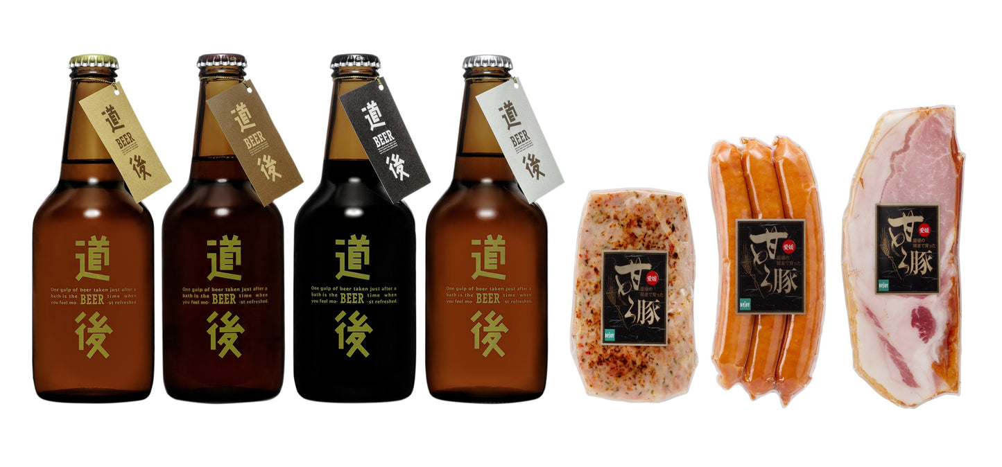 道後ビール・愛媛甘とろ豚セット(DBAP-43)